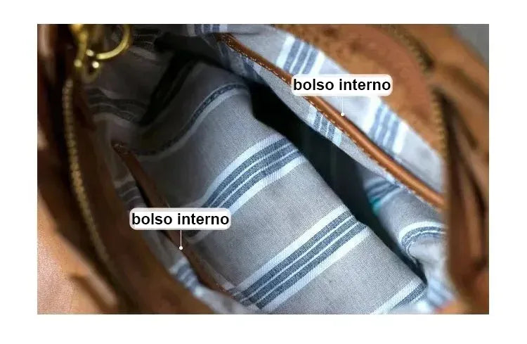 Bolsa de Ombro Couro Legítimo Viena