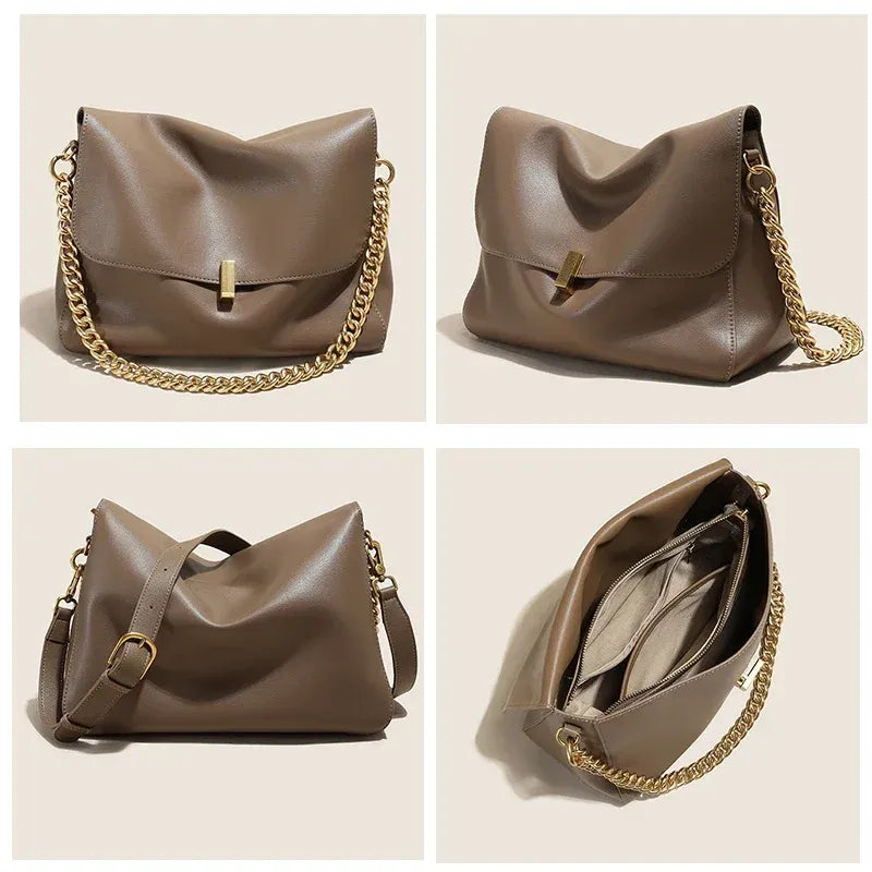 Bolsa de Ombro Couro Legítimo Viena